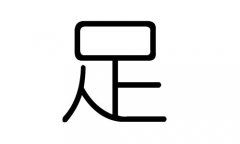 足字的五行属什么,足字有几划,足字的含义